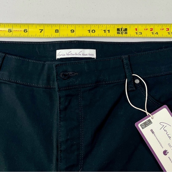 Gloria Vanderbilt Black Women's Bermudas - Picture 11 of 11